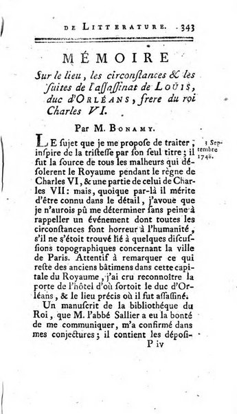 Académie Royale des Inscriptions et Belles Lettres. Mémoires..