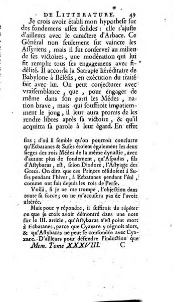 Académie Royale des Inscriptions et Belles Lettres. Mémoires..