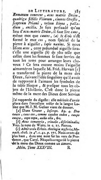 Académie Royale des Inscriptions et Belles Lettres. Mémoires..