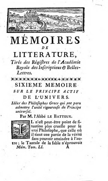 Académie Royale des Inscriptions et Belles Lettres. Mémoires..