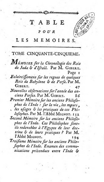 Académie Royale des Inscriptions et Belles Lettres. Mémoires..