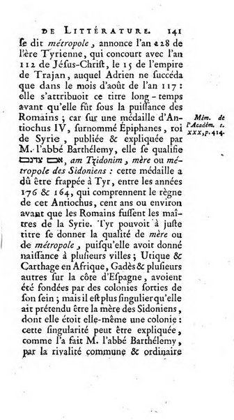 Académie Royale des Inscriptions et Belles Lettres. Mémoires..