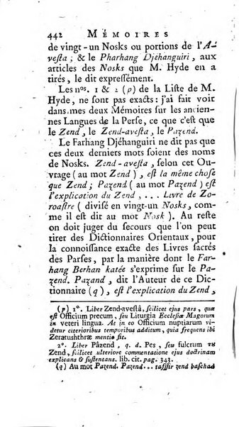 Académie Royale des Inscriptions et Belles Lettres. Mémoires..