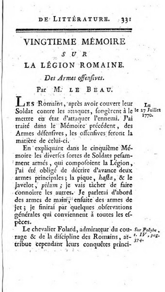 Académie Royale des Inscriptions et Belles Lettres. Mémoires..