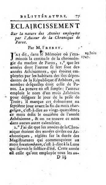 Académie Royale des Inscriptions et Belles Lettres. Mémoires..