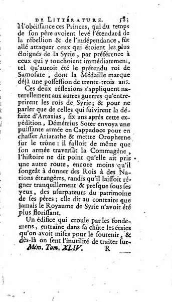 Académie Royale des Inscriptions et Belles Lettres. Mémoires..