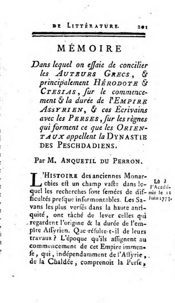 Académie Royale des Inscriptions et Belles Lettres. Mémoires..