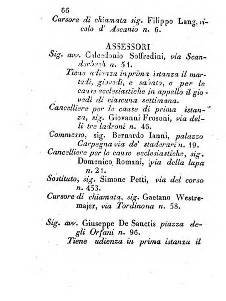 Almanacco letterario scientifico giudiziario commerciale artistico teatrale ec., ossia Grande raccolta di circa 10.000 indirizzi ... di persone