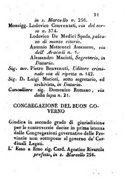 Almanacco letterario scientifico giudiziario commerciale artistico teatrale ec., ossia Grande raccolta di circa 10.000 indirizzi ... di persone