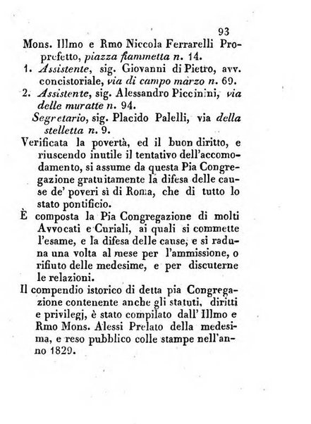 Almanacco letterario scientifico giudiziario commerciale artistico teatrale ec., ossia Grande raccolta di circa 10.000 indirizzi ... di persone