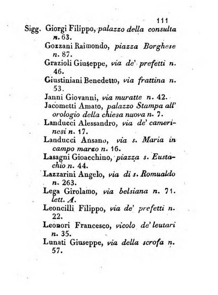 Almanacco letterario scientifico giudiziario commerciale artistico teatrale ec., ossia Grande raccolta di circa 10.000 indirizzi ... di persone