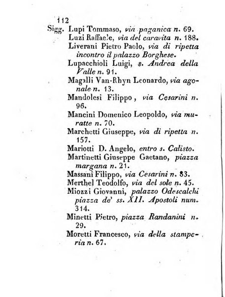 Almanacco letterario scientifico giudiziario commerciale artistico teatrale ec., ossia Grande raccolta di circa 10.000 indirizzi ... di persone