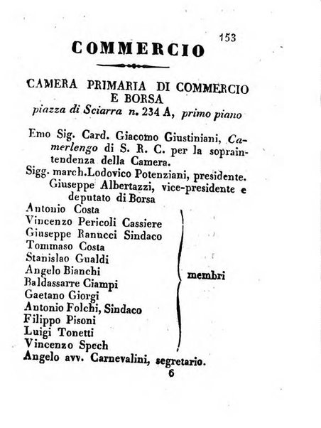 Almanacco letterario scientifico giudiziario commerciale artistico teatrale ec., ossia Grande raccolta di circa 10.000 indirizzi ... di persone