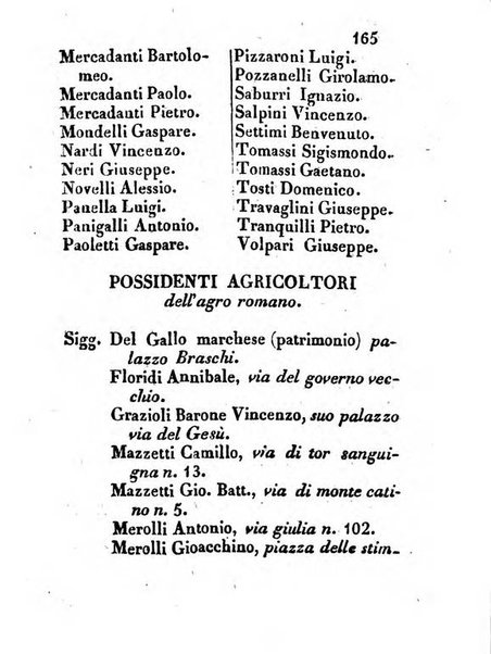 Almanacco letterario scientifico giudiziario commerciale artistico teatrale ec., ossia Grande raccolta di circa 10.000 indirizzi ... di persone