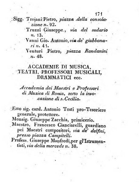 Almanacco letterario scientifico giudiziario commerciale artistico teatrale ec., ossia Grande raccolta di circa 10.000 indirizzi ... di persone