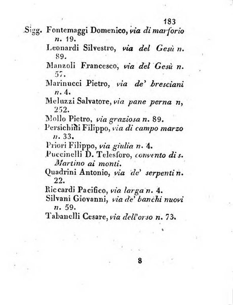 Almanacco letterario scientifico giudiziario commerciale artistico teatrale ec., ossia Grande raccolta di circa 10.000 indirizzi ... di persone