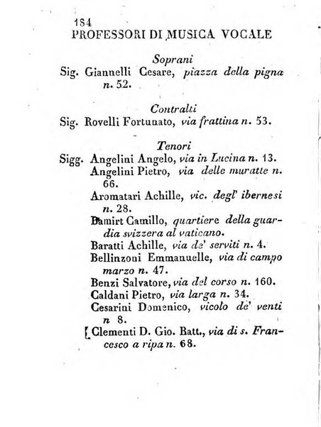 Almanacco letterario scientifico giudiziario commerciale artistico teatrale ec., ossia Grande raccolta di circa 10.000 indirizzi ... di persone