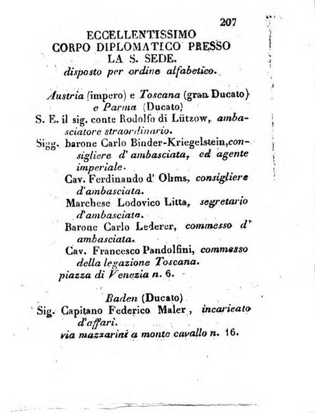 Almanacco letterario scientifico giudiziario commerciale artistico teatrale ec., ossia Grande raccolta di circa 10.000 indirizzi ... di persone