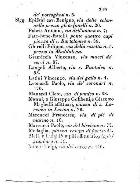 Almanacco letterario scientifico giudiziario commerciale artistico teatrale ec., ossia Grande raccolta di circa 10.000 indirizzi ... di persone