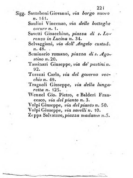 Almanacco letterario scientifico giudiziario commerciale artistico teatrale ec., ossia Grande raccolta di circa 10.000 indirizzi ... di persone