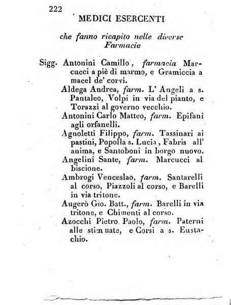 Almanacco letterario scientifico giudiziario commerciale artistico teatrale ec., ossia Grande raccolta di circa 10.000 indirizzi ... di persone