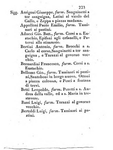 Almanacco letterario scientifico giudiziario commerciale artistico teatrale ec., ossia Grande raccolta di circa 10.000 indirizzi ... di persone