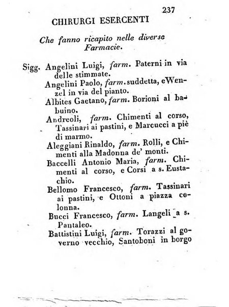 Almanacco letterario scientifico giudiziario commerciale artistico teatrale ec., ossia Grande raccolta di circa 10.000 indirizzi ... di persone