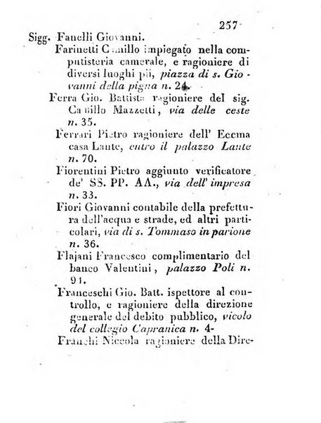 Almanacco letterario scientifico giudiziario commerciale artistico teatrale ec., ossia Grande raccolta di circa 10.000 indirizzi ... di persone