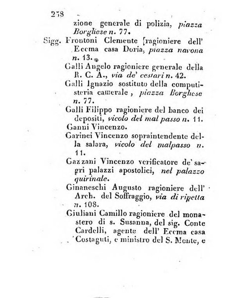 Almanacco letterario scientifico giudiziario commerciale artistico teatrale ec., ossia Grande raccolta di circa 10.000 indirizzi ... di persone