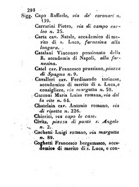 Almanacco letterario scientifico giudiziario commerciale artistico teatrale ec., ossia Grande raccolta di circa 10.000 indirizzi ... di persone