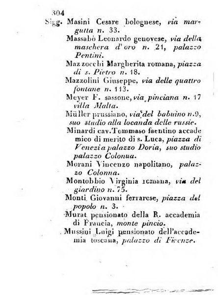 Almanacco letterario scientifico giudiziario commerciale artistico teatrale ec., ossia Grande raccolta di circa 10.000 indirizzi ... di persone