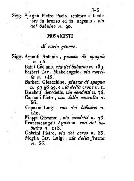 Almanacco letterario scientifico giudiziario commerciale artistico teatrale ec., ossia Grande raccolta di circa 10.000 indirizzi ... di persone