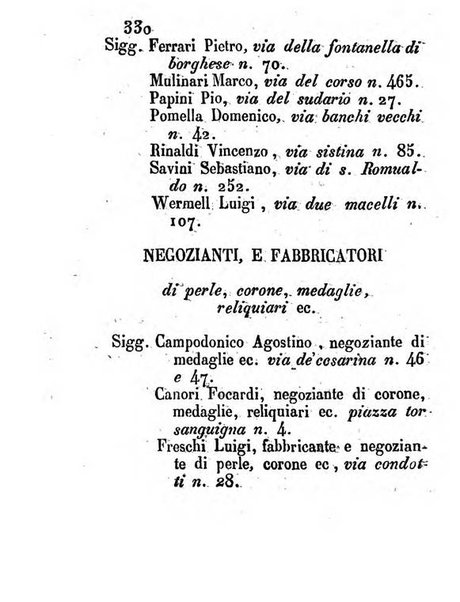 Almanacco letterario scientifico giudiziario commerciale artistico teatrale ec., ossia Grande raccolta di circa 10.000 indirizzi ... di persone