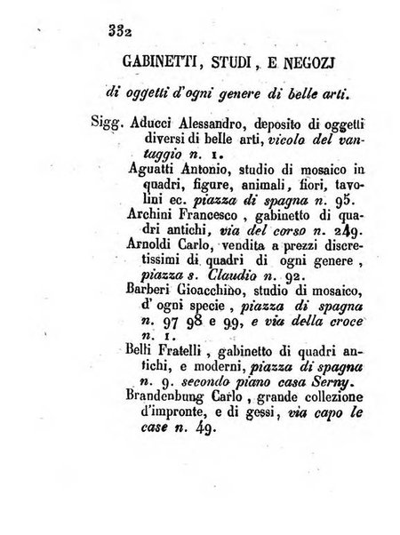 Almanacco letterario scientifico giudiziario commerciale artistico teatrale ec., ossia Grande raccolta di circa 10.000 indirizzi ... di persone