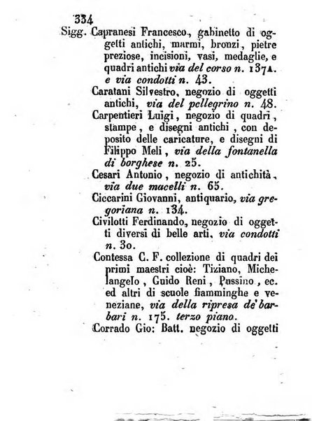 Almanacco letterario scientifico giudiziario commerciale artistico teatrale ec., ossia Grande raccolta di circa 10.000 indirizzi ... di persone