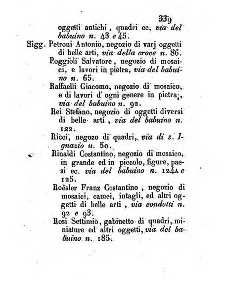 Almanacco letterario scientifico giudiziario commerciale artistico teatrale ec., ossia Grande raccolta di circa 10.000 indirizzi ... di persone