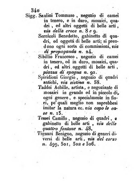 Almanacco letterario scientifico giudiziario commerciale artistico teatrale ec., ossia Grande raccolta di circa 10.000 indirizzi ... di persone