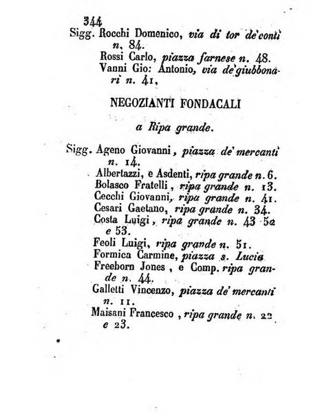 Almanacco letterario scientifico giudiziario commerciale artistico teatrale ec., ossia Grande raccolta di circa 10.000 indirizzi ... di persone