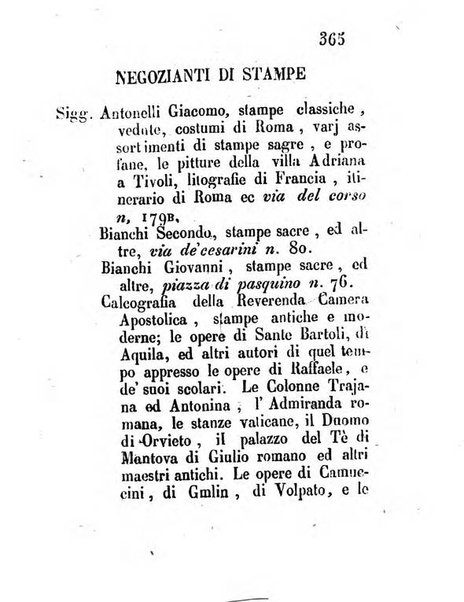 Almanacco letterario scientifico giudiziario commerciale artistico teatrale ec., ossia Grande raccolta di circa 10.000 indirizzi ... di persone