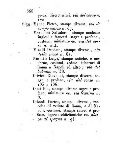 Almanacco letterario scientifico giudiziario commerciale artistico teatrale ec., ossia Grande raccolta di circa 10.000 indirizzi ... di persone