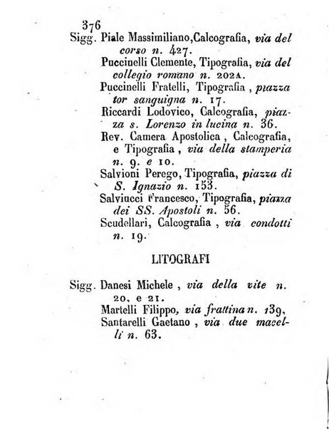 Almanacco letterario scientifico giudiziario commerciale artistico teatrale ec., ossia Grande raccolta di circa 10.000 indirizzi ... di persone