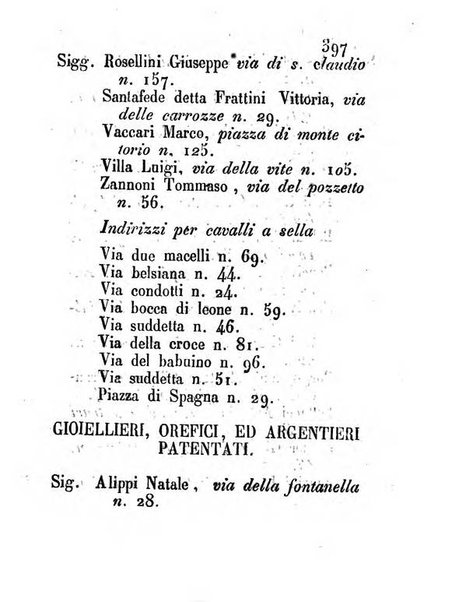 Almanacco letterario scientifico giudiziario commerciale artistico teatrale ec., ossia Grande raccolta di circa 10.000 indirizzi ... di persone