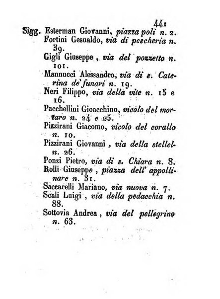 Almanacco letterario scientifico giudiziario commerciale artistico teatrale ec., ossia Grande raccolta di circa 10.000 indirizzi ... di persone