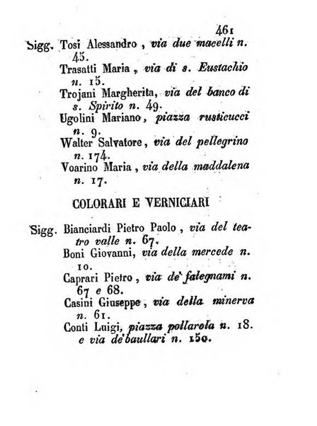 Almanacco letterario scientifico giudiziario commerciale artistico teatrale ec., ossia Grande raccolta di circa 10.000 indirizzi ... di persone