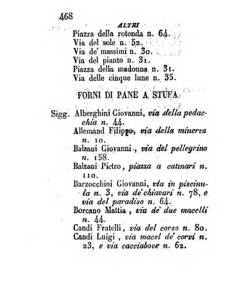 Almanacco letterario scientifico giudiziario commerciale artistico teatrale ec., ossia Grande raccolta di circa 10.000 indirizzi ... di persone