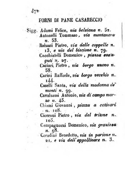 Almanacco letterario scientifico giudiziario commerciale artistico teatrale ec., ossia Grande raccolta di circa 10.000 indirizzi ... di persone