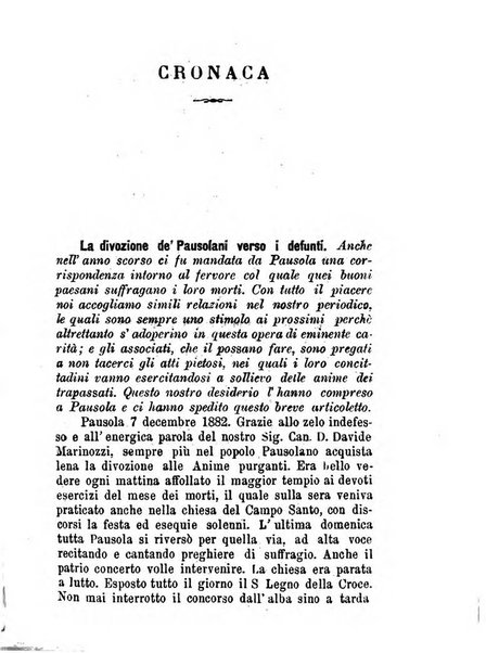 L'eco del Purgatorio pubblicazione mensuale indirizzata al suffragio de' fedeli defunti