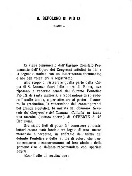 L'eco del Purgatorio pubblicazione mensuale indirizzata al suffragio de' fedeli defunti