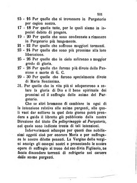 L'eco del Purgatorio pubblicazione mensuale indirizzata al suffragio de' fedeli defunti