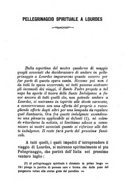 L'eco del Purgatorio pubblicazione mensuale indirizzata al suffragio de' fedeli defunti